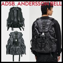 【ANDERSSON BELL】UNISEX DENIM BERLIN BACKPACK / 追跡付