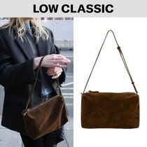 【LOW CLASSIC】24FW SUEDE CARAMEL BOX BAG