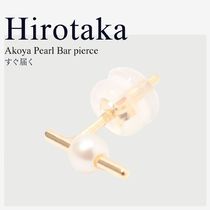 すぐ届く Hirotaka ヒロタカ Mosquito アコヤパール バー ピアス