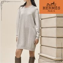 【HERMES】エルメス  カシミア ワンピース