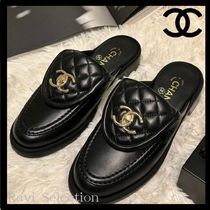 【流行りのスタイル】CHANEL ミュール ターンロック CCロゴ