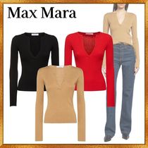 max mara Urlo シルク＆カシミアトップ 3色