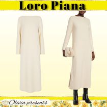 【Loro Piana】ヴィスコンティ カシミア ミディドレス