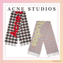 スウェーデンブランド★Acne Studios★Logo Check Scarf