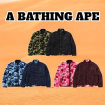 【A BATHING APE】大人気☆ CAMO BOA RIPSTOP REVERSIBLE JACKET