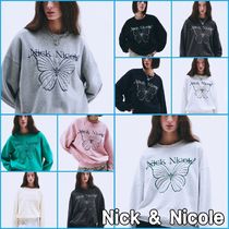 送料・関税込 ●NICK&NICOLE● SHINE BUTTERFLY SWEATSHIRT