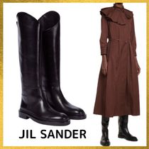 【JIL SANDER】革製乗馬ブーツ カーフスキンレザー＊関税込み