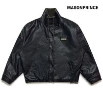 MASONPRINCE■ ルーズ PUレザー 秋冬 アウター CL0240