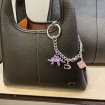 COACH◆モチーフ チェーン バッグ チャーム /シルバー CZ633