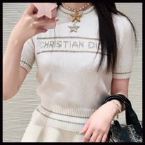 【ホワイトにゴールドが映える♪】 DIOR セーター