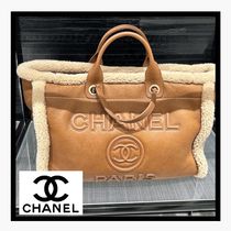 ムートンポーチ付き♡ CHANEL テディ ラージ トートバッグ