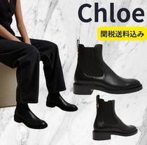 足元を彩る★ CHLOE クロエ レザーチェルシーブーツ