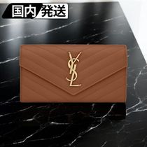 Saint Laurent モノグラム ラージ フラップウォレット 送料込