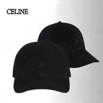 【CELINE】 CELINE カレッジ ベースボールキャップ / コットン