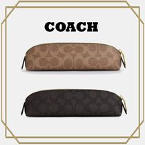 COACH☆ペンシル ケース・シグネチャー キャンバス