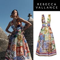 【REBECCA VALLANCE】RUFFO MIDI DRESS リボン カットアウト