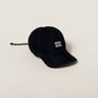 MiuMiu キャップ 【日本入手困難】ミュウミュウ Velvet baseball cap キャップ