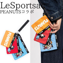 ■LeSportsac■×PEANUTS WRISTLET POUCH SETピーナッツギャング