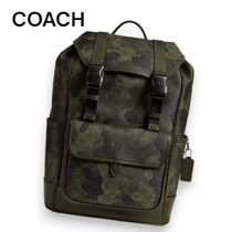 【Coach】カモ柄   League Flap  シグネチャーバス バックパック