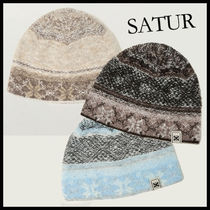 人気★ SATUR ★NORDIC KNIT BEANIE