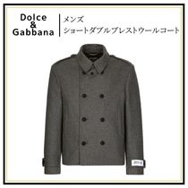 【Dolce & Gabbana】ショートダブルブレストウールコート送関込