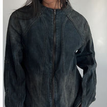 [COLN] miles dirty biker denim jacket デニムジャケット