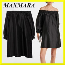 MAXMARA☆関税込☆Lepre シルク＆コットン ミニドレス