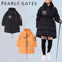 PEARLY GATES Nyストレッチリップ ダウンフーディコート 2色