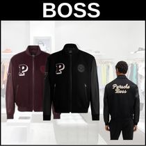 関税送料込【BOSS】Porsche × BOSS ウール レザー ジャケット