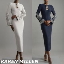 【KAREN MILLEN】 ニット  ワイドスリーブ ドレス 2色