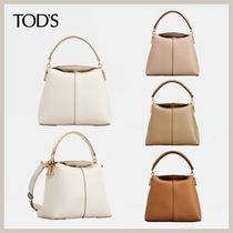 【TOD'S】T ケース レザーメッセンジャー トートバッグ マイクロ