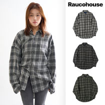 【Raucohouse】Arlo warm flannel check shirt