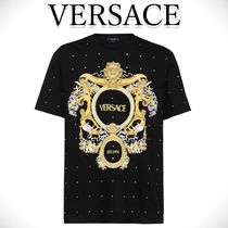 VERSACE /  クリスタル バロック ブラック Tシャツ