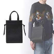 【FENDI】レザー ゴー トゥ ショッパー ミニ  Black 送料込