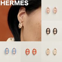 《可愛い♪》HERMES ピアス ミニマイヨン ローズゴールド