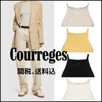 関送込【Courreges】リブニットタンクトップ