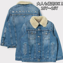 大人もOK★【MM6 Maison Margiela】ロゴ入り デニムブルゾン