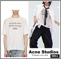 Straykidsヒョンジン着用【AcneStudios】ロゴ プリントTシャツ