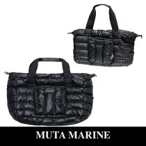 新作【MUTA MARINE】Nylon quilted Boston bag MMBG-211111