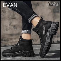 韓国メンズ EVAN ハイカットスニーカーブーツ