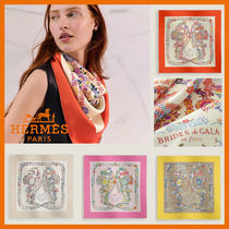 【綺麗♡】HERMES カレ90 Brides de Gala en Fleurs