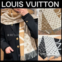 【すぐ届く/お洒落なデザイン】Louis Vuitton カシミヤマフラー