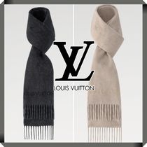 人気・新作☆Louis Vuitton☆マフラー カシミヤ ロゴ