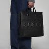 GUCCI トートバッグ ◆グッチ◆メンズ◆ミディアムトートバッグ◆レザー◆ブラック◆(3)