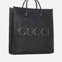 GUCCI トートバッグ ◆グッチ◆メンズ◆ミディアムトートバッグ◆レザー◆ブラック◆(4)