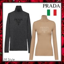 直営店●PRADA●極細ウールタートルネックセーター