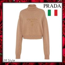 直営店●PRADA●カシミアとウールのタートルネックセーター