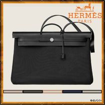 ★キャンバスバッグ★【HERMES】Herbag ジップキャビンバッグ