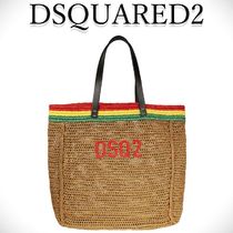 DSQUARED2 /  ラフィア ショッピング トート バッグ