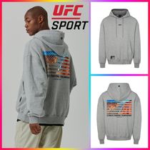 【UFC】 星条旗 Mega Fit Hoodie grey★正規品 ★追跡可